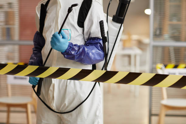 Professional Sewage Cleanup technician working in Tecumseh, NE
